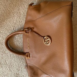 Michael Kors tan satchel